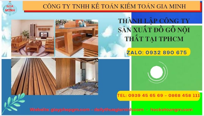 Thành lập công ty đồ gỗ nội thất tại Điện Biên