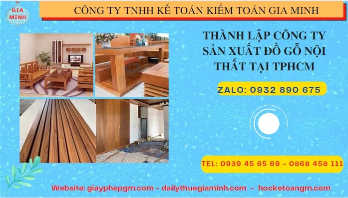 Thành lập công ty đồ gỗ nội thất tại Gia Lai