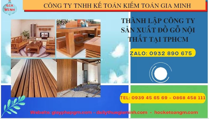 Thành lập công ty đồ gỗ nội thất tại Hòa Bình