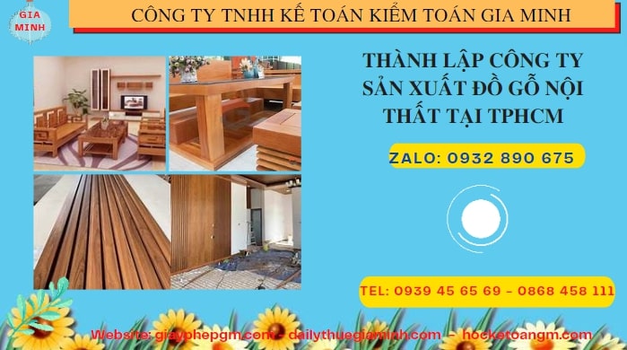 Thành lập công ty đồ gỗ nội thất tại Khánh Hòa