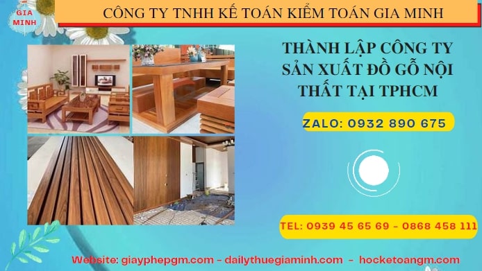 Thành lập công ty đồ gỗ nội thất tại Kon Tum