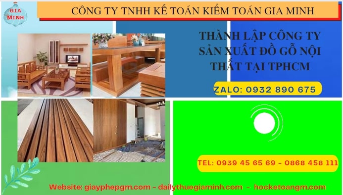 Thành lập công ty đồ gỗ nội thất tại Lai Châu