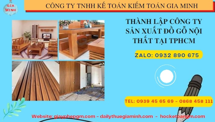 Thành lập công ty đồ gỗ nội thất tại Lâm Đồng