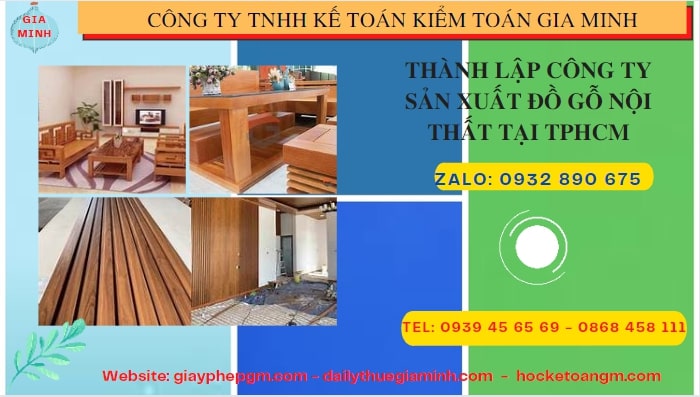 Thành lập công ty đồ gỗ nội thất tại Lào Cai