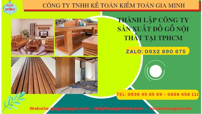 Thành lập công ty đồ gỗ nội thất tại Ninh Bình
