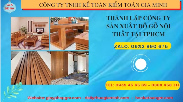 Thành lập công ty đồ gỗ nội thất tại Quảng Nam