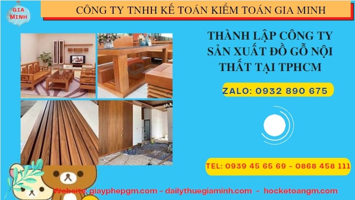 Thành lập công ty đồ gỗ nội thất tại Quảng Trị