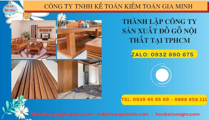Thành lập công ty đồ gỗ nội thất tại Thanh Hóa