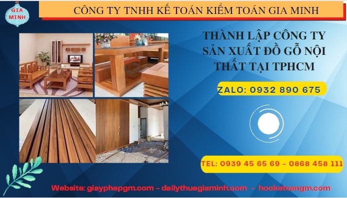 Thành lập công ty đồ gỗ nội thất tại Thành Phố Cần Thơ