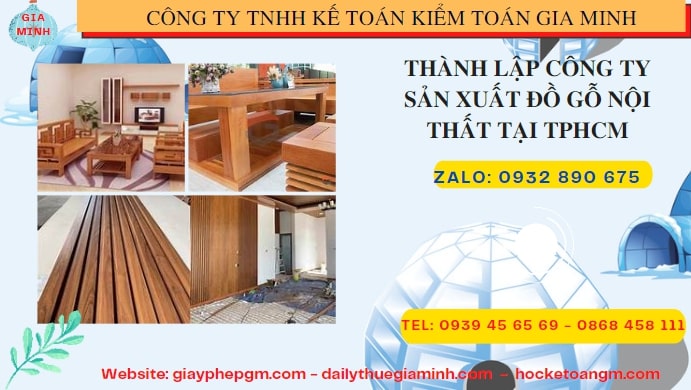 Thành lập công ty đồ gỗ nội thất tại Tiền Giang