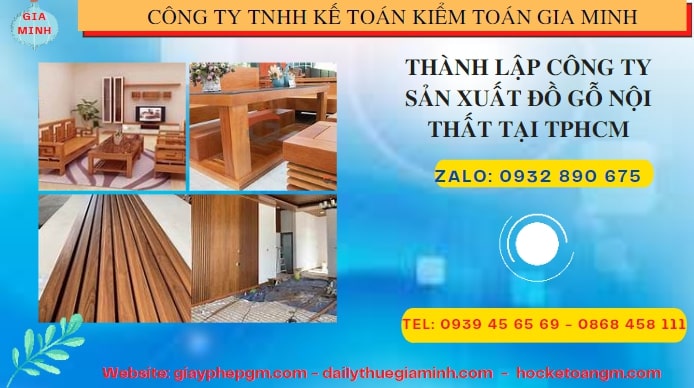 Thành lập công ty đồ gỗ nội thất tại TP Hải Phòng