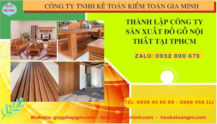 Thành lập công ty đồ gỗ nội thất tại TP Hưng Yên