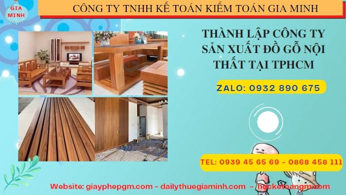 Thành lập công ty đồ gỗ nội thất tại Vũng Tàu