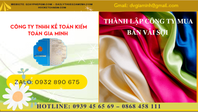 HƯỚNG DẪN THỦ TỤC THÀNH LẬP CÔNG TY KINH DOANH MUA BÁN VẢI SỢI 4 giayphepgm.com thanh lap cong ty mua ban kinh doanh vai soi