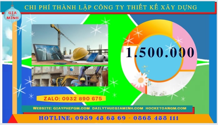 Thành lập công ty thiết kế xây dựng tại Bình Thuận hết bao nhiêu tiền