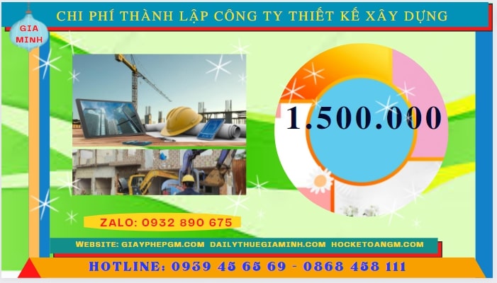 Thành lập công ty thiết kế xây dựng tại Đắk Nông hết bao nhiêu tiền