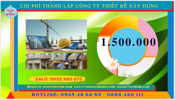 Thành lập công ty thiết kế xây dựng tại Lạng Sơn hết bao nhiêu tiền
