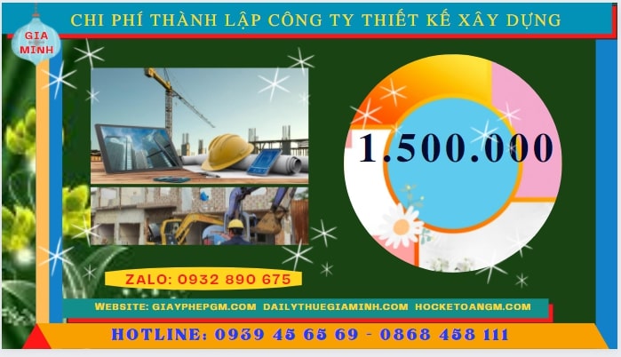 Thành lập công ty thiết kế xây dựng tại Lào Cai hết bao nhiêu tiền