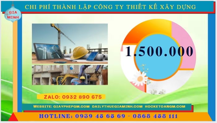 Thành lập công ty thiết kế xây dựng tại Quảng Nam hết bao nhiêu tiền