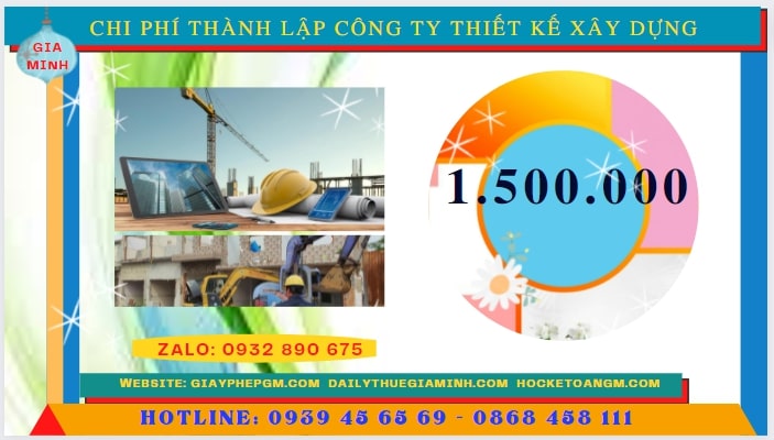 Thành lập công ty thiết kế xây dựng tại Sơn La hết bao nhiêu tiền