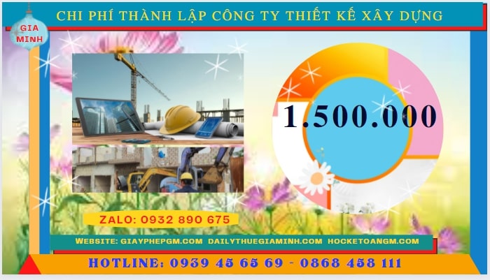 Thành lập công ty thiết kế xây dựng tại Thành Phố Đà Nẵng hết bao nhiêu tiền