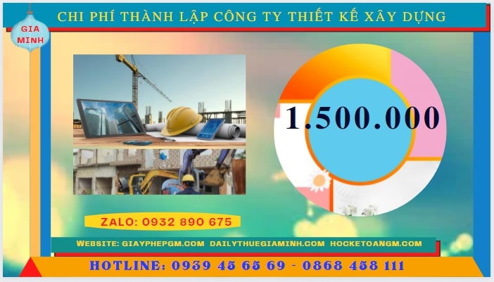 Thành lập công ty thiết kế xây dựng tại Ninh Kiều hết bao nhiêu tiền