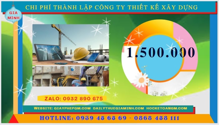 Thành lập công ty thiết kế xây dựng tại TP Hải Phòng hết bao nhiêu tiền