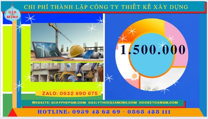 Thành lập công ty thiết kế xây dựng tại Trà Vinh hết bao nhiêu tiền