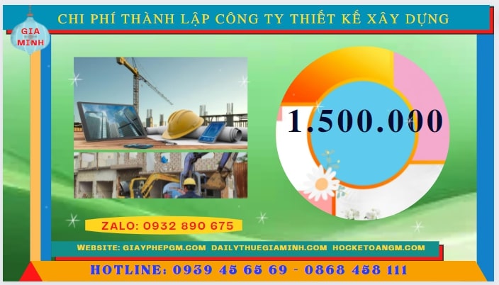 Thành lập công ty thiết kế xây dựng tại Vũng Tàu hết bao nhiêu tiền