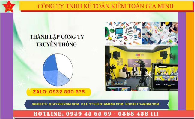 Thành lập công ty truyền thông 6 Thành lập công ty truyền thông như thế nào