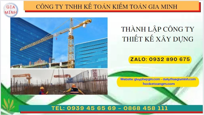 Thành lập công ty xây dựng ở Bà Rịa Vũng Tàu