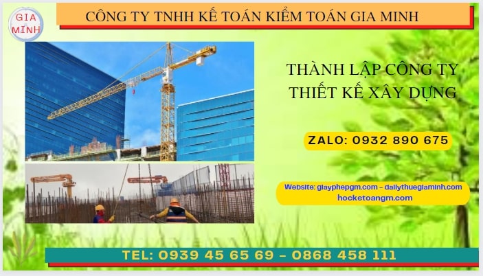 Thành lập công ty thiết kế xây dựng tại cà mau 4 Thành lập công ty xây dựng ở Cà Mau