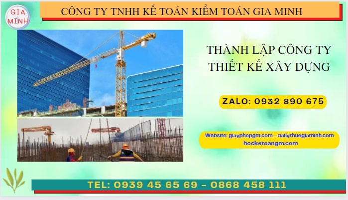 Thành lập công ty xây dựng ở TP Đà Nẵng