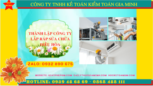 THÀNH LẬP CÔNG TY LẮP RÁP SỬA CHỮA ĐIỀU HÒA TẠI ĐÀ NẴNG 4 Thành lập doanh nghiệp lắp ráp sửa chữa điều hòa tại Đà Nẵng