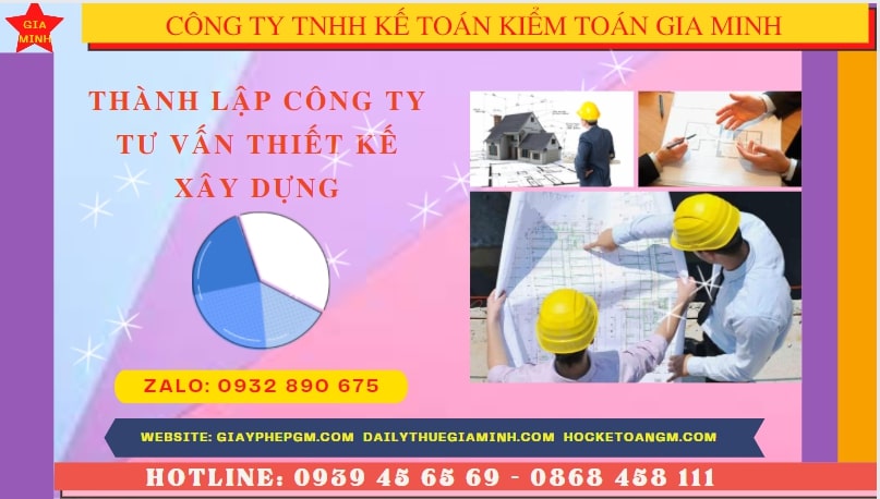 Thành lập doanh nghiệp tư vấn thiết kế xây dựng tại Cà Mau