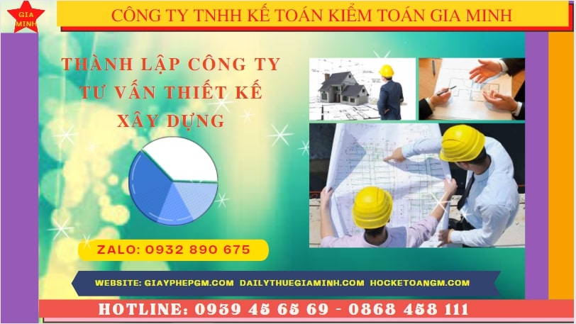 Thành lập công ty tư vấn thiết kế xây dựng tại hòa bình 4 Thành lập doanh nghiệp tư vấn thiết kế xây dựng tại Hòa Bình