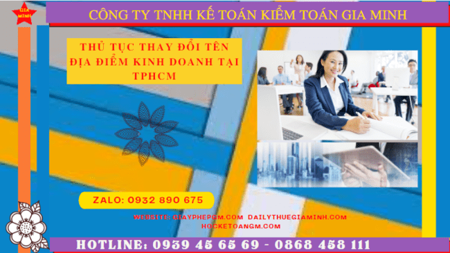 THỦ TỤC THAY ĐỔI TÊN ĐỊA ĐIỂM KINH DOANH TẠI BÌNH ĐỊNH 4 Thay đổi đăng ký kinh doanh của địa điểm kinh doanh tại Bình Định