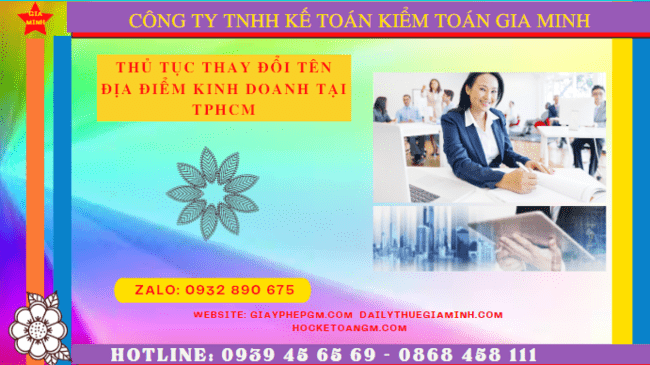 THỦ TỤC THAY ĐỔI TÊN ĐỊA ĐIỂM KINH DOANH TẠI GIA LAI 4 Thay đổi đăng ký kinh doanh của địa điểm kinh doanh tại Gia Lai