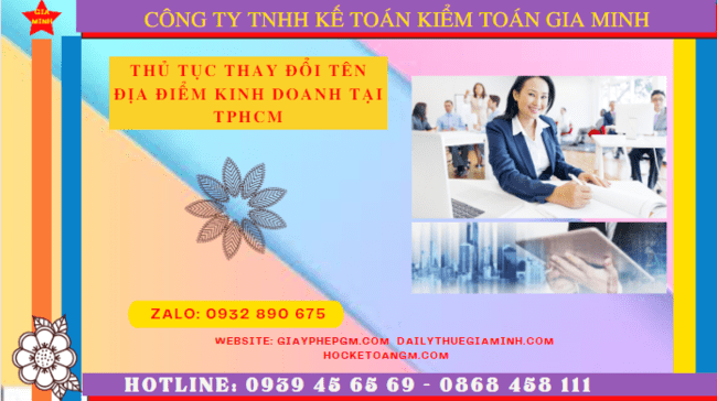 THỦ TỤC THAY ĐỔI TÊN ĐỊA ĐIỂM KINH DOANH TẠI NHA TRANG 4 Thay đổi đăng ký kinh doanh của địa điểm kinh doanh tại Nha Trang