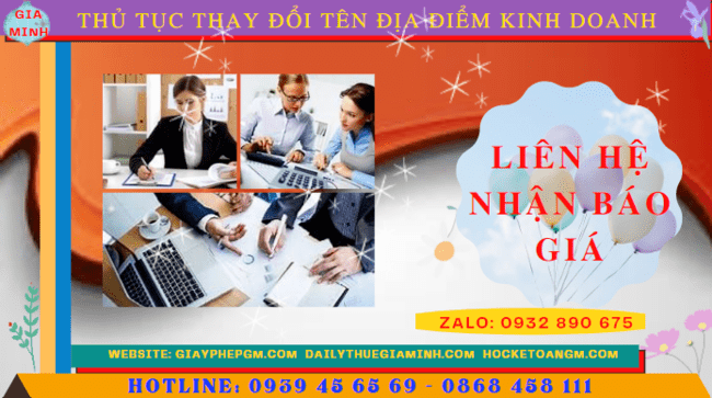 THỦ TỤC THAY ĐỔI TÊN ĐỊA ĐIỂM KINH DOANH TẠI YÊN BÁI 5 Thay đổi tên địa điểm kinh doanh doanh hết bao nhiêu tiền tại Yên Bái