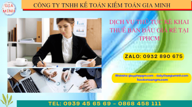 Thủ tục khai thuế ban đầu cho doanh nghiệp mới thành lập tại Bình Định