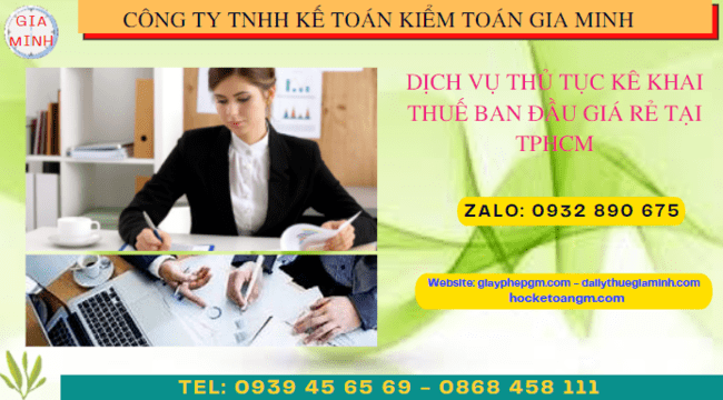 Thủ tục khai thuế ban đầu cho doanh nghiệp mới thành lập tại Đồng Nai