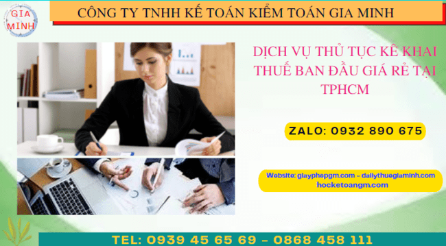 Thủ tục khai thuế ban đầu cho doanh nghiệp mới thành lập tại Phú Yên
