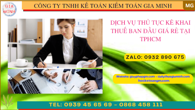 Thủ tục khai thuế ban đầu cho doanh nghiệp mới thành lập tại Thanh Hóa
