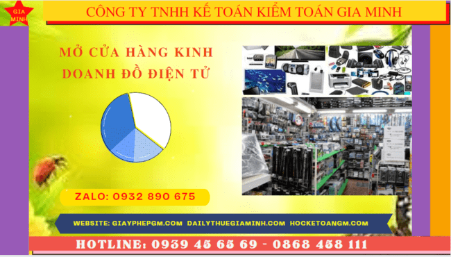THỦ TỤC MỞ CỬA HÀNG KINH DOANH ĐỒ ĐIỆN TỬ 14 Thủ tục mở cửa hàng kinh doanh đồ điện tử