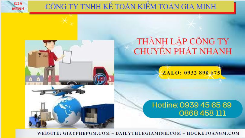 Thủ tục điều kiện thành lập công ty chuyển phát nhanh tại Hòa Bình