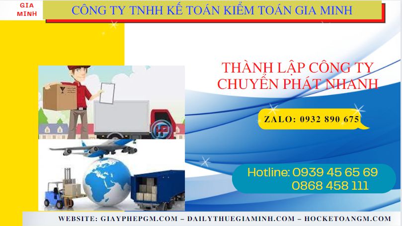 Thủ tục điều kiện thành lập công ty chuyển phát nhanh tại Kiên Giang