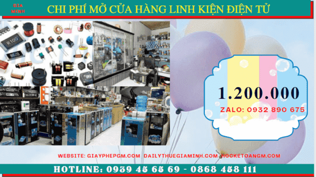 MỞ CỬA HÀNG BÁN LINH KIỆN ĐIỆN TỬ TẠI HUYỆN ỨNG HÒA - HÀ NỘI 5 Thành lập cửa hàng kinh doanh bán linh kiện điện tử bao nhiêu tiền tại Huyện Ứng Hòa - Hà Nội