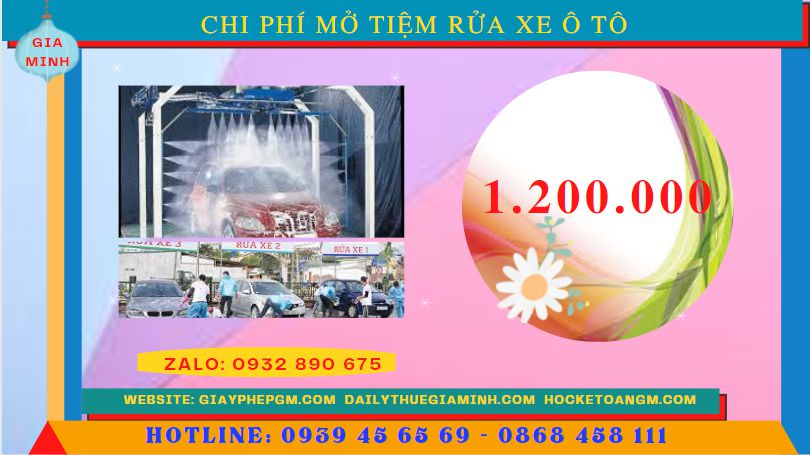 Mở tiệm rửa xe ô tô tại đồng tháp 5 Mở tiệm rửa xe ô tô cần bao nhiêu tiền tại Đồng Tháp
