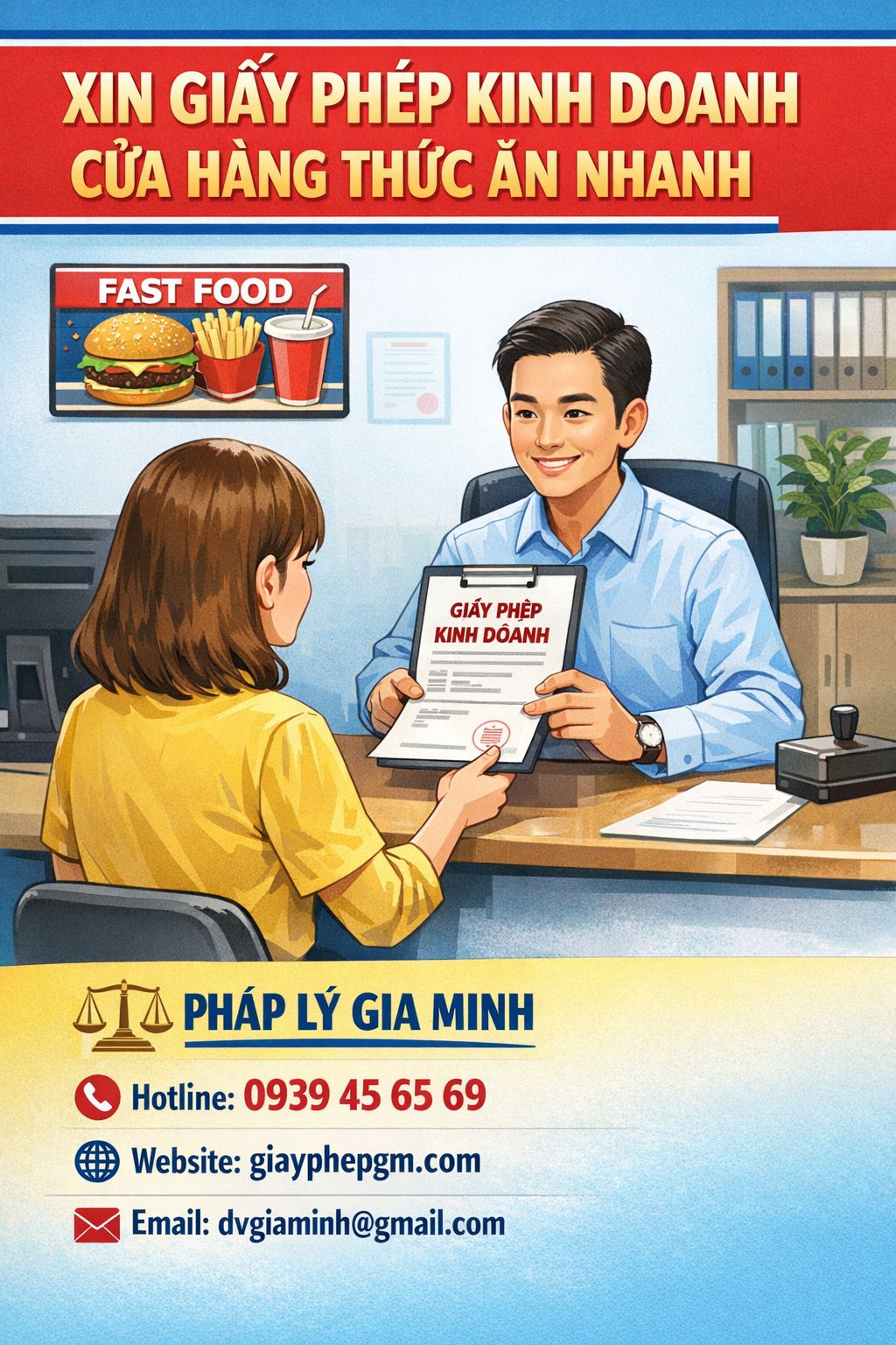 Mở cửa hàng kinh doanh thức ăn nhanh tại Bắc Giang